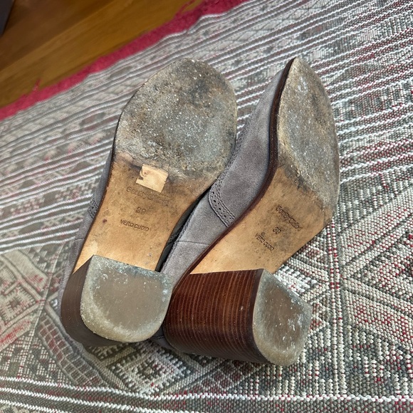 See By Chloe Gray and Brown Ankle Boots 39 8.5 - Picture 4 of 4